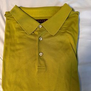 Big & Tall Robert Talbot Lime Green polo shirt